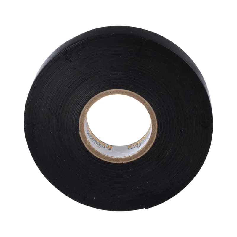 Panduit ST130-075-30BK - StrongHold ST130-075-30BK Rubber Insulating Tape is designed for high voltage jobs with a 130 C emergency overload temperature. It is linerless which allows for quick and easy application and is self-bonding. This tape produces a void-free build-up and has great chemical resistance. The base is made of an Ethylene Propylene Rubber and is x 30 in size. Comes 1 roll to a box, and 60 rolls per case.