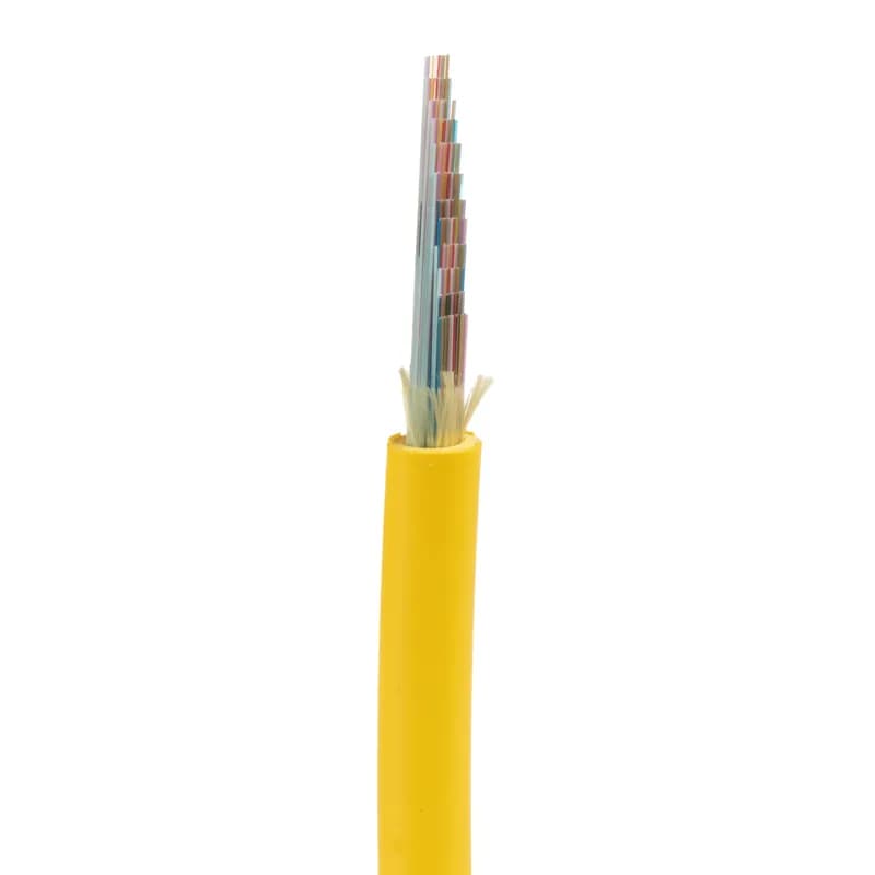 Panduit FFDPAX144F - The 144 fiber indoor flexible ribbon distribution cable is OS2 and Plenum (OFNP) rated.