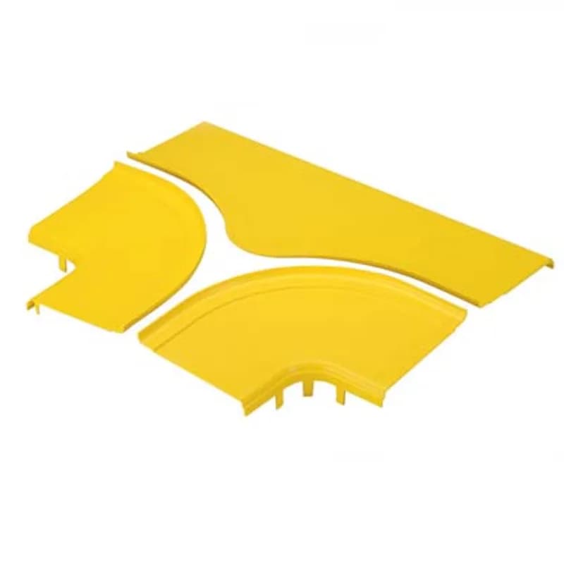 The FiberRunner 12x4 Split Cover is optional for the horizontal tee fitting FRT12X4LYL. The snap-on feature allows the cover to be installed and removed with no tools required. The split cover creates a radiused 0.75 inch (19mm) opening for easy access to add or remove cables.