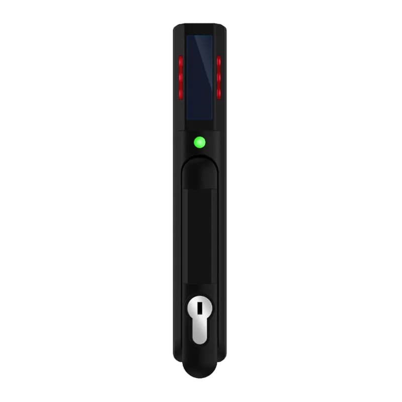 Panduit ACF05 - The Intelligent Rack Security Handle with Humidity Sensor integrates with the Panduit G5/G6 iPDU or UPS to remotely manage rack access. The integral humidity sensor conveniently allows for humidity sensing in the center of the rack. The dual frequency card reader (125 kHz and 13.56 MHz) supports of up to 200 users.