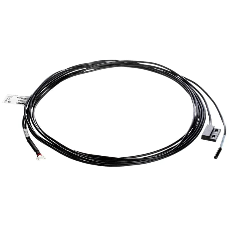 Panduit ACF10 - The Intelligent Rack Security Handle Temperature and Door Sensor connects through the Intelligent Rack Security Handle to the Panduit G5/G6 iPDU or UPS to offer temperature and door status monitoring. The cable length from the interface plug is 1.3 feet (0.4 m) to the temperature sensor and 7.6 feet (2.3 m) to the door sensor. The temperature sensor measuring range is from 50F - 149F (10C - 65C).