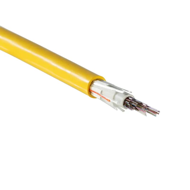 OS2 576 Fiber Indoor-Outdoor Cable OFNR-LSZH CPR Cca-s1b-d1-a1 Flexible Ribbon, MT