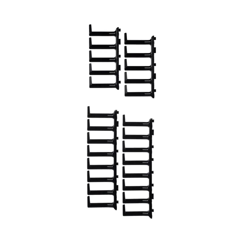 Panduit XG-FMS48B - Cable Management Fingers for FlexFusion 48RU Cabinets. Short 100mm (4") length. Tool-less installation. Black