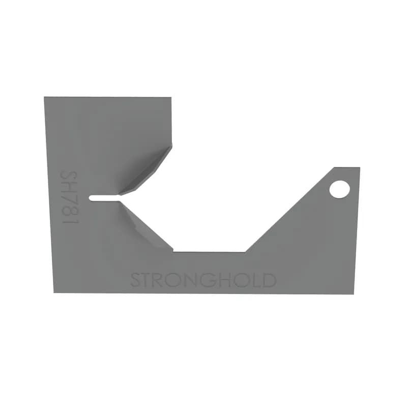 Panduit SH781 - StrongHold SH781 Anti-Rattle Bracket can be used to reduce noise and stop rattling from BX cable, armored cable (EMT, MC/AC), and rigid conduit. The bracket supports various types of cable up to 1 diameter and attaches to metal stud walls. The self-tapping screws for application are included. Made of galvanized steel and comes in packages of 100.