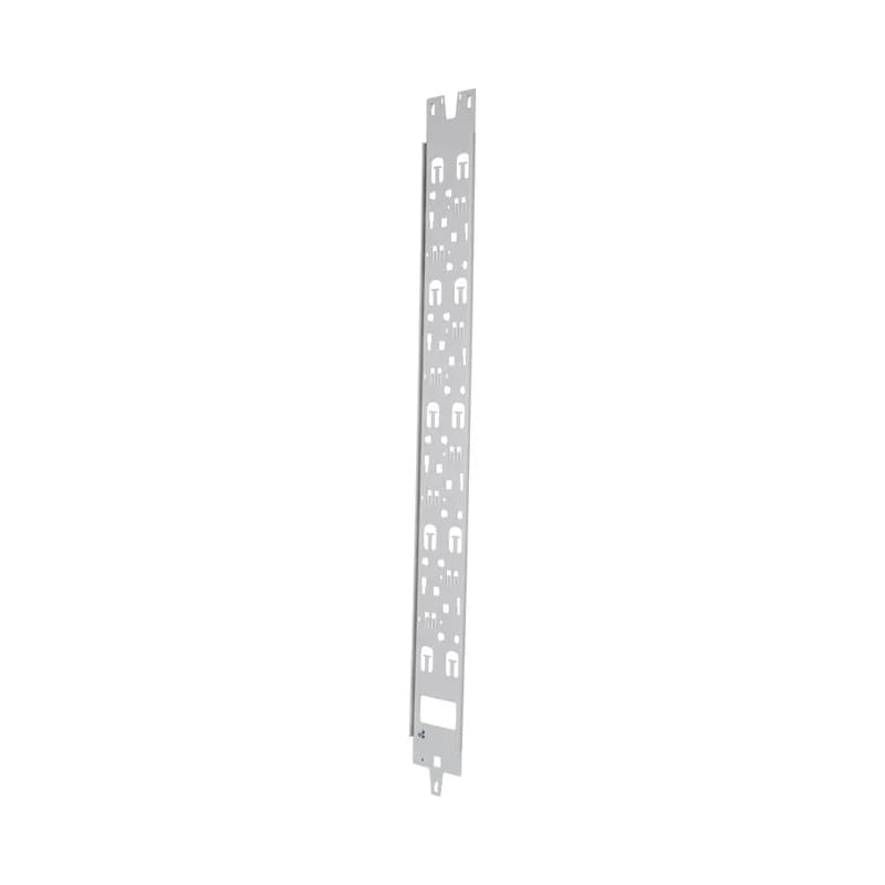 Panduit XG-VCM48W - Vertical Cable Manager Panel for FlexFusion 48RU Cabinet. Tool-less panel for cable management. Accepts D-Rings; S1DR, S2DR and L-Rings; S1LR, S2LR. White
