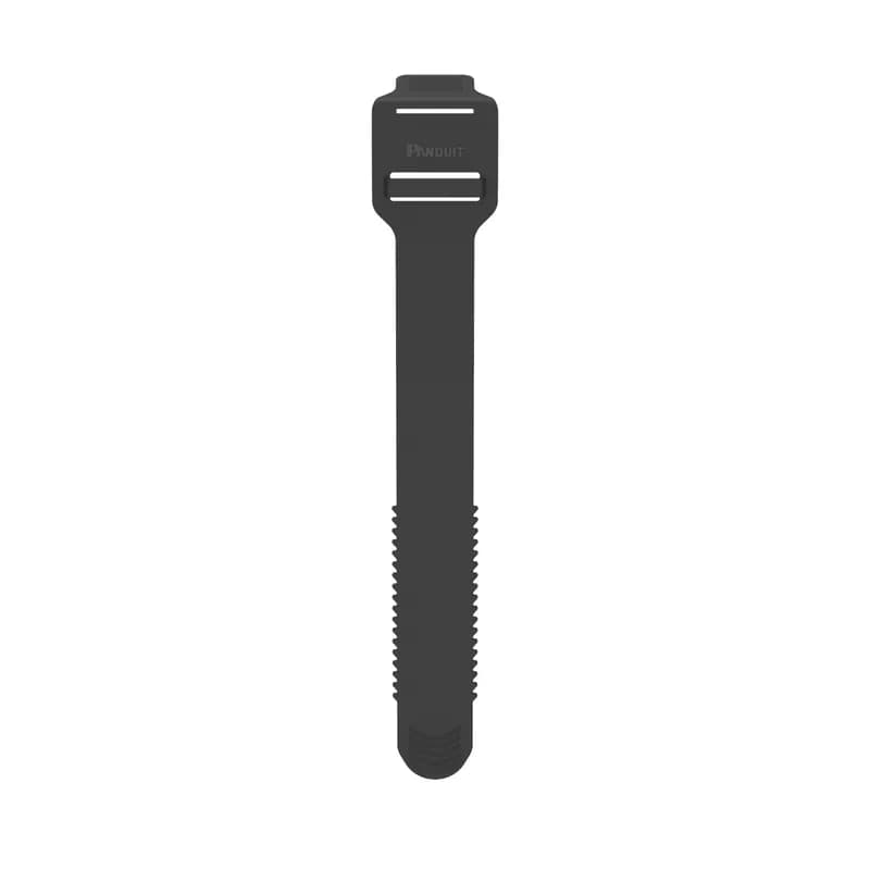 The CSB42-230-330-Q Individual Cushion Sleeving is designed for use with metal locking, buckle strap, and clamping cable cleats to help protect in the event of a short circuit fault, minimizing disruption and damage to personnel and property. Suitable for use in harsh environments and applications. Features include self-locking design, black-colored LSHF TPE material, 42.7mm width, 100mm max bundle diameter capacity, and 25 PCS packages.