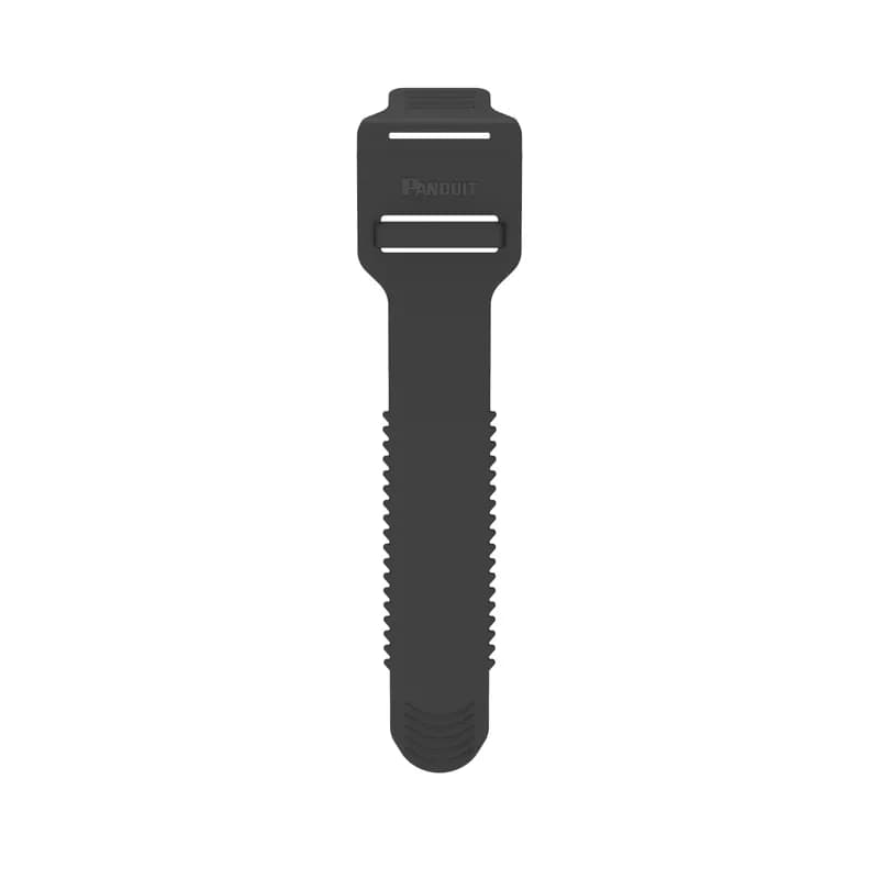 The CSB42-150-230-Q Individual Cushion Sleeving is designed for use with metal locking, buckle strap, and clamping cable cleats to help protect in the event of a short circuit fault, minimizing disruption and damage to personnel and property. Suitable for use in harsh environments and applications. Features include self-locking design, black-colored LSHF TPE material, 42.7mm width, 70mm max bundle diameter capacity, and 25 PCS packages.