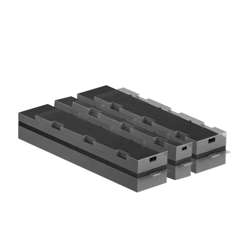 240V Replacement VRLA battery cartridge set for 5-10kVA UPS EBP (2x 8-battery and 1x 4-battery cartridges)