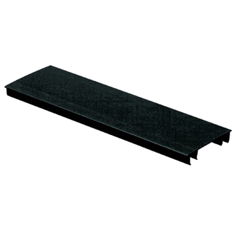 The FiberRunner 2x2 channel cover is an optional snap-on for the hinged channel. The cable channel cover features a hinge that can open to 90 from either side of the channel and can be removed completely if desired. It comes in 10 feet in length.