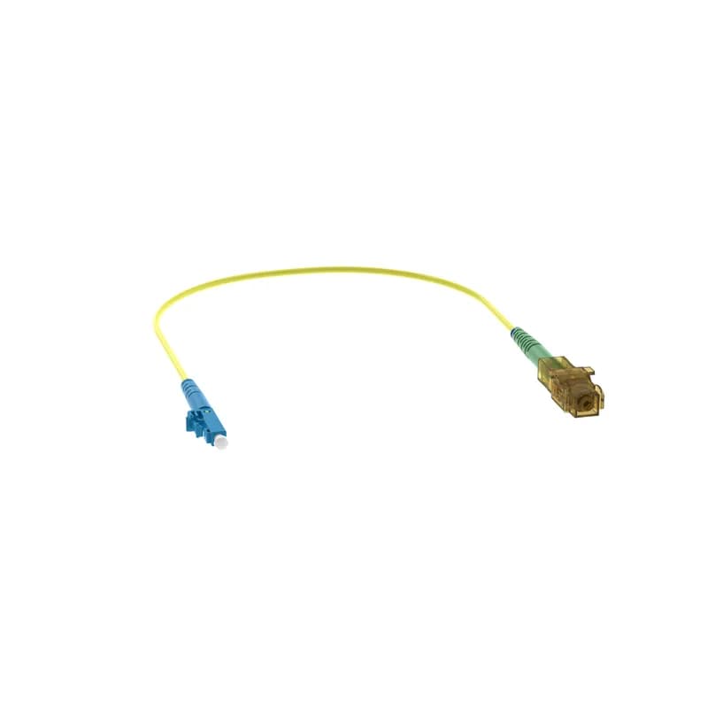 Panduit FOLAPC-2.5SM - The launch cord is designed for the OptiCam 2 tool, for the termination of singlemode SC-APC OptiCam Connectors. The cord is yellow, with a plastic 2.5mm adapter on the termination end and an LC connecter on the tool end. Packaged as one launch cord and five replacement ceramic alignment sleeves.