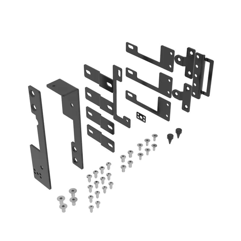 Panduit XG-STDRKITB - FlexFusion S-Type Door Hinge Kit, Black. Allows S-type door mount to FlexFusion cabinet.