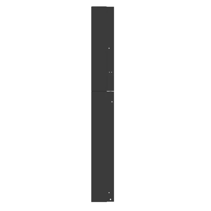 The PatchRunner 2 Single-Sided End Panel closes off the end of row to protect cabling, and it provides a clean aesthetic to the solution. The end panel is steel with hanging features to speed up installation and reduce safety risks. Comes in a set of 2 which includes one left-sided end panel and one right-sided end panel, to block of both sides of a row. The two-part end panel design reduces the size of the carton for easier transport throughout the site and less risk of tarnish damage. The single-sided end panels are 45 RU and is black.