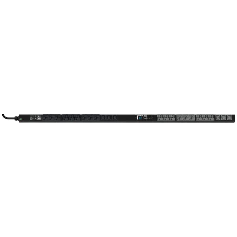 Panduit P42D06M - This Panduit G5 Monitored Input PDU features (36) C13 and (6) C19 outlets. It is a 32 amp, 230 V, single phase PDU with an IEC 60309 2P+E 6h 32A (IP44) input plug and a 10 foot (3m) power cord.