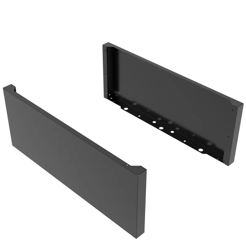Panduit XG-TCF8B - FlexFusion Cabinet Top Cap Fascia Kit. For 800mm wide cabinets, Black. Fascia kit provides a barrier at the cabinet top to hide cable routing. Includes fascia for front and rear of cabinet.