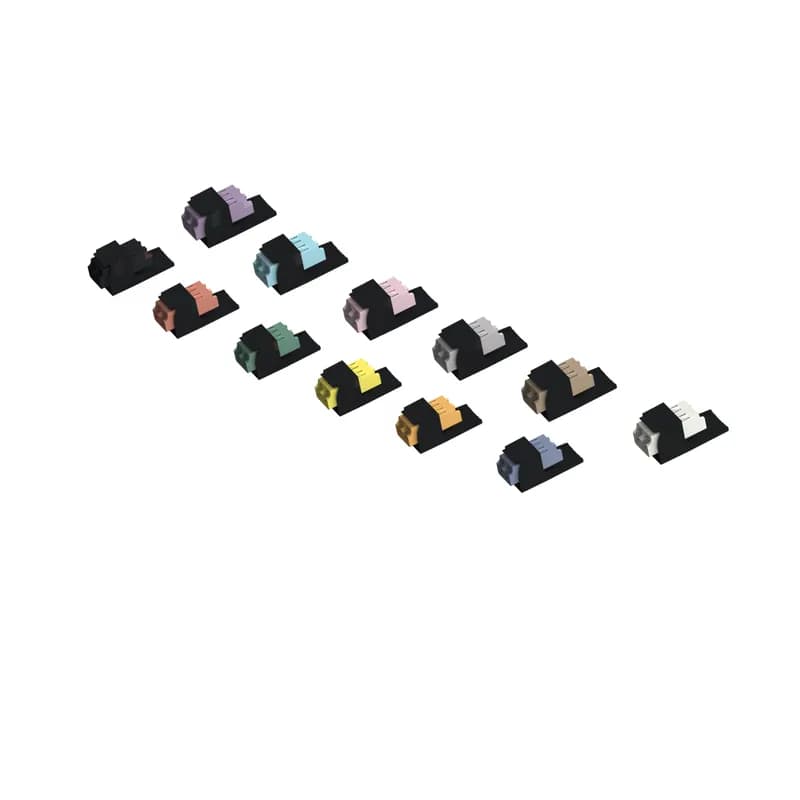 The Mini-Com Duplex LC Adapter is a small form factor (SFF) adapter with integrated panel retention clips and are TIA/EIA-605 FOCIS-10 compatible. It couples two LC duplex connectors in one module space and features a red fiber adapter along with a black module and has zirconia split sleeves.