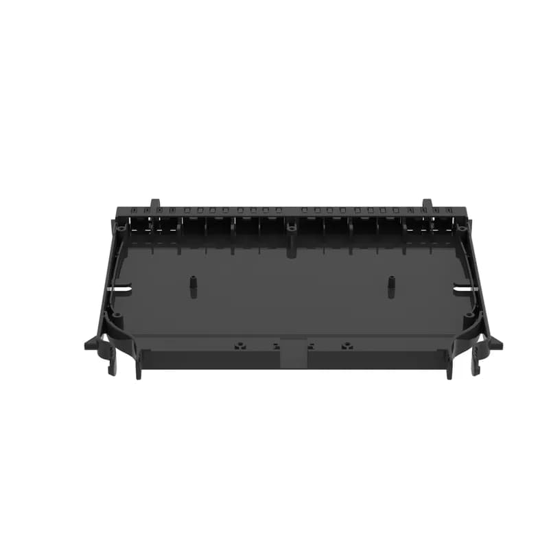 The HD Flex 12-Port Blanking Panel allows you to save space for future use inside of any HD Flex enclosure or HD Flex port. The blanking panel is black.
