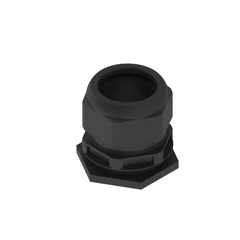 Panduit FWMHSS-CG613 - This 6-13mm (1/4"-1/2") cable gland is to be used to secure incoming fiber cable to HD Fusion Wall Mount enclosures (Panduit part numbers FWMHSS*S-3456 and FWMHSS*S-6912, sold separately). Circular cutouts in the top, bottom and side cover plates are designed to fit this cable gland. This cable gland requires a cutout diameter of 22.5mm (7/8"). This cable gland is black in color.