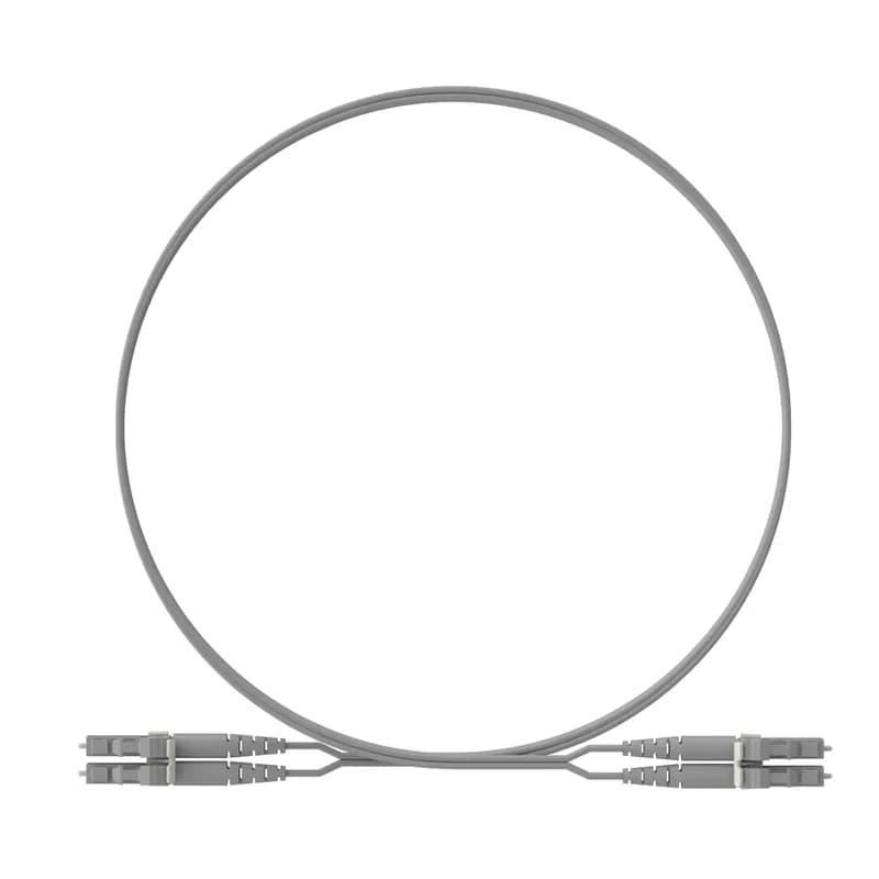 The duplex fiber patch cord is OM4+ Signature Core with 1.6mm cable jacket. It is Plenum (OFNP), features LC Duplex connectors, has ultra low insertion loss and is 5 meters in length. This cord is Keyed K - Slate LC Duplex on one end, standard LC Duplex connection on the other end as part of a keyed cabling systems that provides an additional layer of physical security, mating only with matching keyed components. The cable jacket color is slate.
