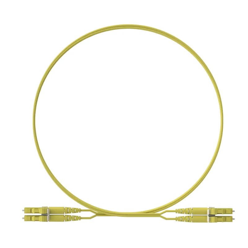 The duplex fiber patch cord is OM4+ Signature Core with 1.6mm cable zipcord jacket. It is Plenum (OFNP), features LC Duplex connectors, has ultra low insertion loss and is 1 meter in length. This cord is Keyed D - Yellow LC Duplex on one end, non-keyed D - Yellow LC Duplex connection on the other end as part of a keyed cabling systems that provides an additional layer of physical security, mating only with matching keyed components. The cable jacket color is yellow.