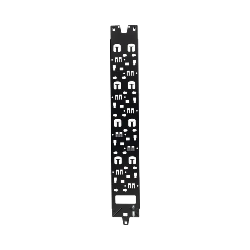Panduit XG-VCM52B - Vertical Cable Manager Panel for FlexFusion 52RU Cabinet. Tool-less panel for cable management. Accepts D-Rings; S1DR, S2DR and L-Rings; S1LR, S2LR. Black