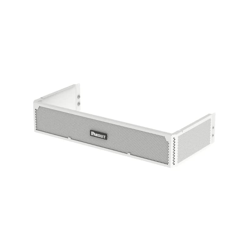 The filter Kit for the 6RU TrueEdge Vertical Wall Mount Enclosure mounts directly over the existing cover of the enclosure and provides a NEMA 1 rating to the solution. White