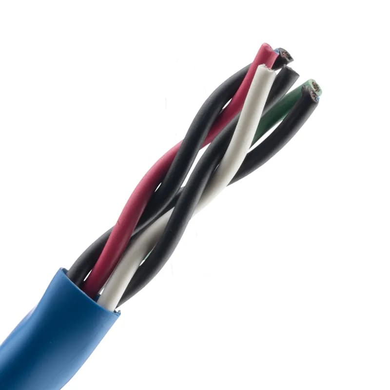 Class 4 Copper Cable, Fault Managed Power Systems, 3-Pair, 16/19 AWG, Unshielded, CMP, CL4P, Red, 2000ft/610m reel
