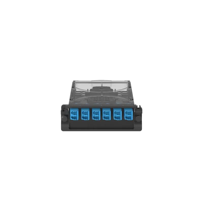 Panduit FCS29N-12-LAP - This Opticom LC/APC Splice Cassette is Preloaded with 12 OS2 Discrete Pigtails (250Um) and Splice Kit, and has Standard Il. Opticom cassettes are front-loading.