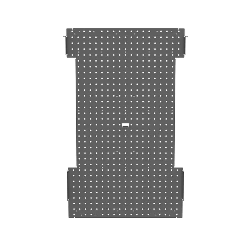 The WMEBP Back Panel expands the versatility of Panduit enclosures and enables modular installation of equipment. Back panel hole patterns accept FMPS, DIN rail, cable management, and other applications. Sized to fit the TrueEdge Vertial Wall Mount Enclosure and the Low-Profile Industrial Distribution Frame.