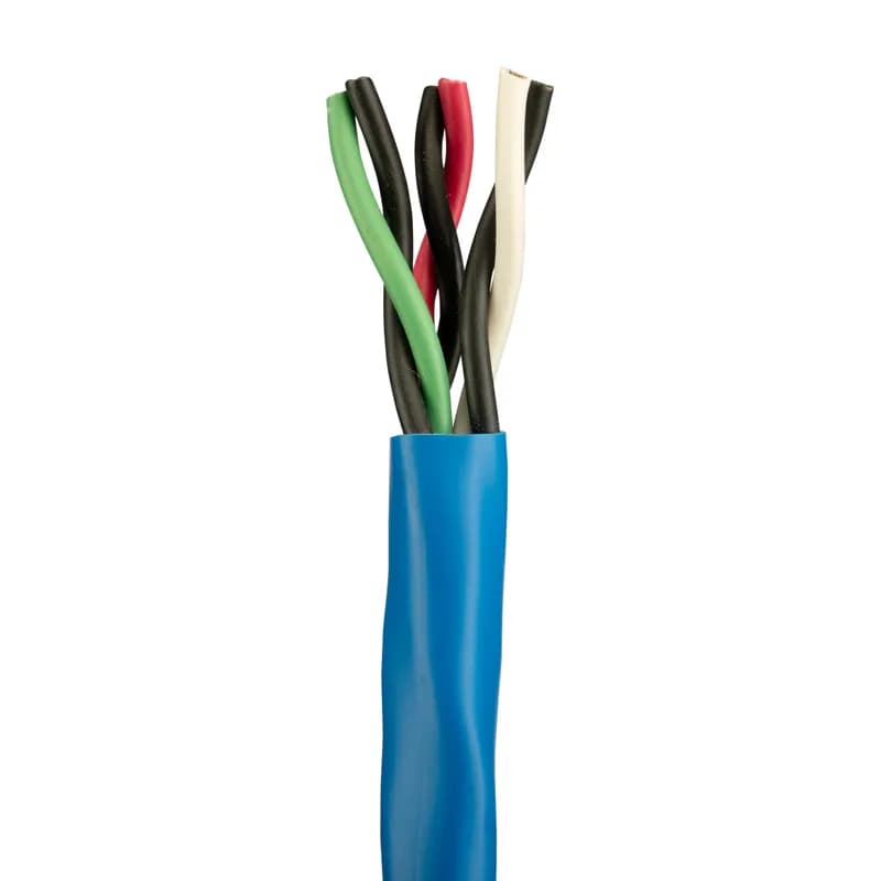 Class 4 Copper Cable shall be UL listed and compliant with UL 1400-2 for Class 4 cabling. It shall be a component of an end-to-end Class 4 Fault Managed Power System (FMPS) that efficiently and safely carries significant power at higher voltages over long distances. The conductors shall be 18/19 AWG stranded copper insulated with polyvinyl chloride. The copper conductors shall be twisted in pairs and covered by a flame retardant (CMP) PVC jacket.