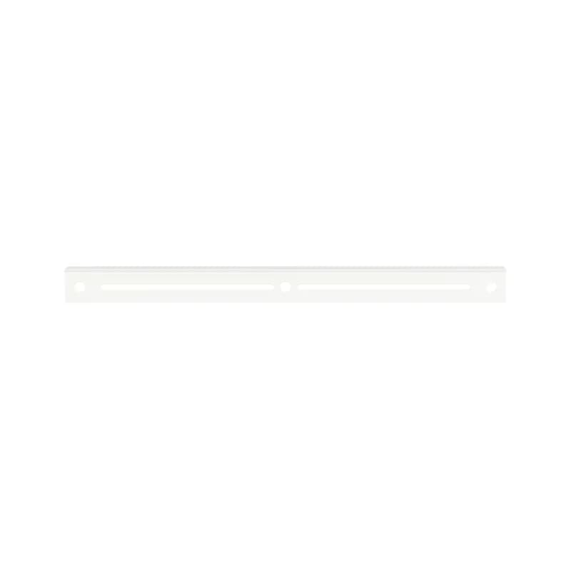 Panduit PWBTB18CWH - The Wire Basket Trapeze Bracket w/ Center Hole is used in cable routing systems to support a 18 inch wide Wire Basket from either dual or single threaded rod. The hardware for attaching the bracket is sold separately. The Trapeze Bracket comes in white powder-coated finish and is sold in packages of two.