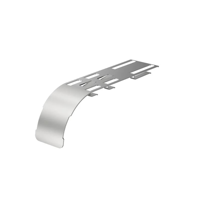 Panduit PWBWFNR2PG - The narrow waterfall provides 2 inch bend radius for cables exiting the bottom of the pathway. The 1.6" (41mm) waterfall design easily snaps-on to the basket without hardware, in-line or through the bottom sidewall. It is offered in Pre-Galvanized finish.