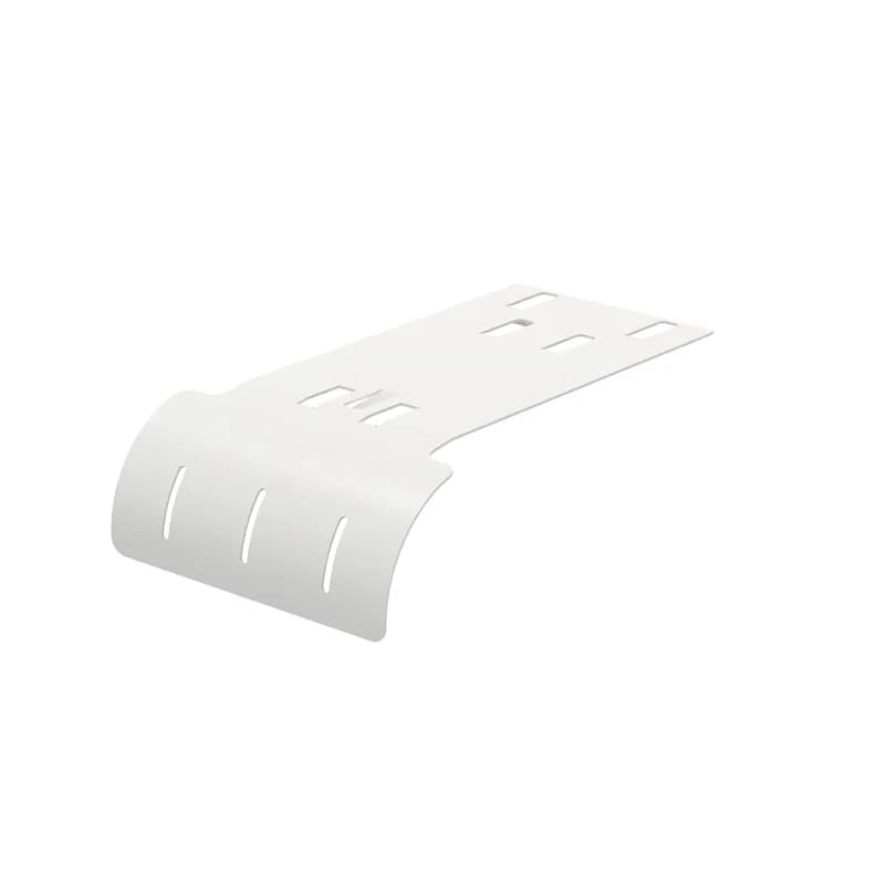 Panduit PWBWFW5R2WH - The wide waterfall provides 2 inch bend radius for cables exiting the bottom of the pathway and covers one entire grid opening. The 4.8" (123mm) waterfall design easily snaps-on to the basket without hardware, in-line or through the bottom sidewall. It is offered in White powder-coat finish.