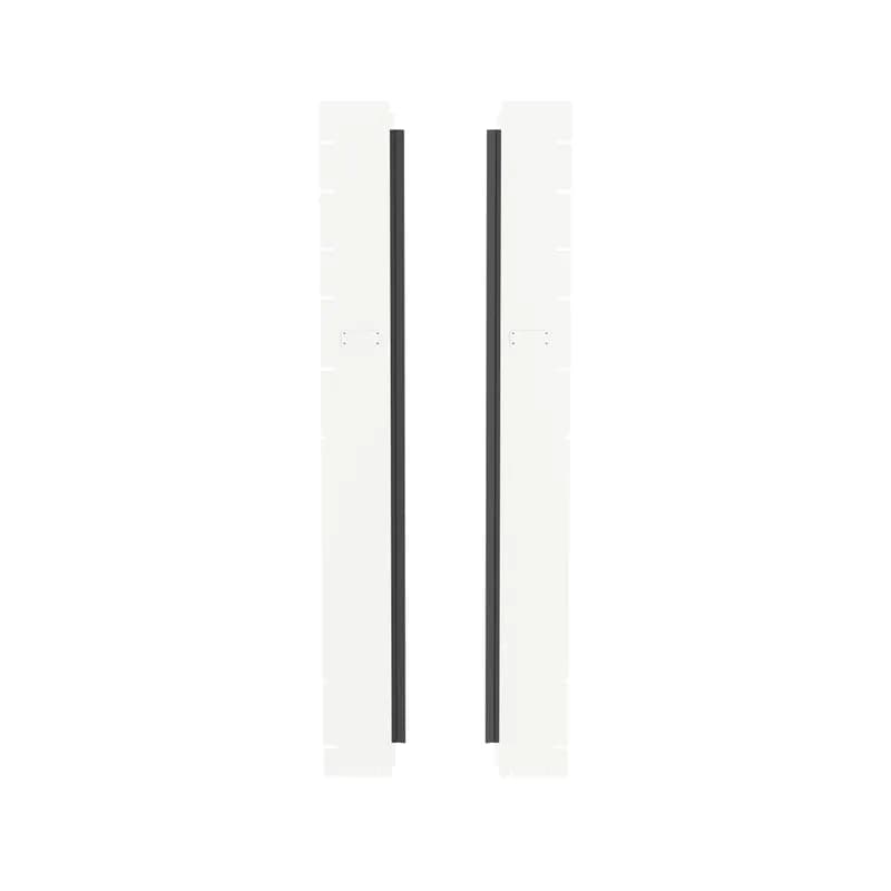 Panduit PR2CACFEP2WH - Seal the end of row on open-frame racks to improve airflow management and thermal efficiency with our containment end panel, creating a hot aisle containment solution for optimized performance.