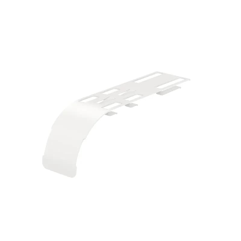 Panduit PWBWFNR2WH - The narrow waterfall provides 2 inch bend radius for cables exiting the bottom of the pathway. The 1.6" (41mm) waterfall design easily snaps-on to the basket without hardware, in-line or through the bottom sidewall. It is offered in White powder-coat finish.