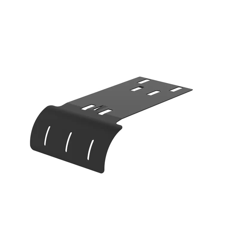 Panduit PWBWFW5R2BL - The wide waterfall provides 2 inch bend radius for cables exiting the bottom of the pathway and covers one entire grid opening. The 4.8" (123mm) waterfall design easily snaps-on to the basket without hardware, in-line or through the bottom sidewall. It is offered in Black powder-coat finish.