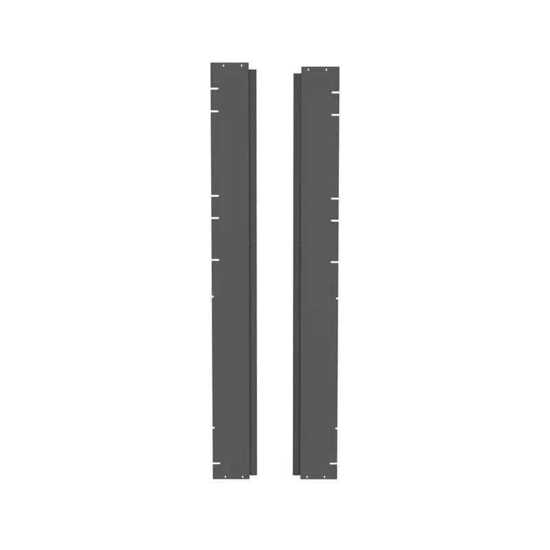 Panduit PR2CACFEP962BL - Seal the end of row on open-frame racks to improve airflow management and thermal efficiency with our containment end panel, creating a hot aisle containment solution for optimized performance.