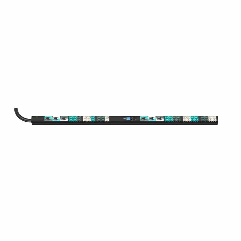Panduit E42G01L - EL2P MSPO PDU, 60/63 AMP, (21)C13/C15, (21)C13/C15/C19/C21, IEC 60309 3P+N+E 6h 60A/63A (IP44)-3M, BLACK