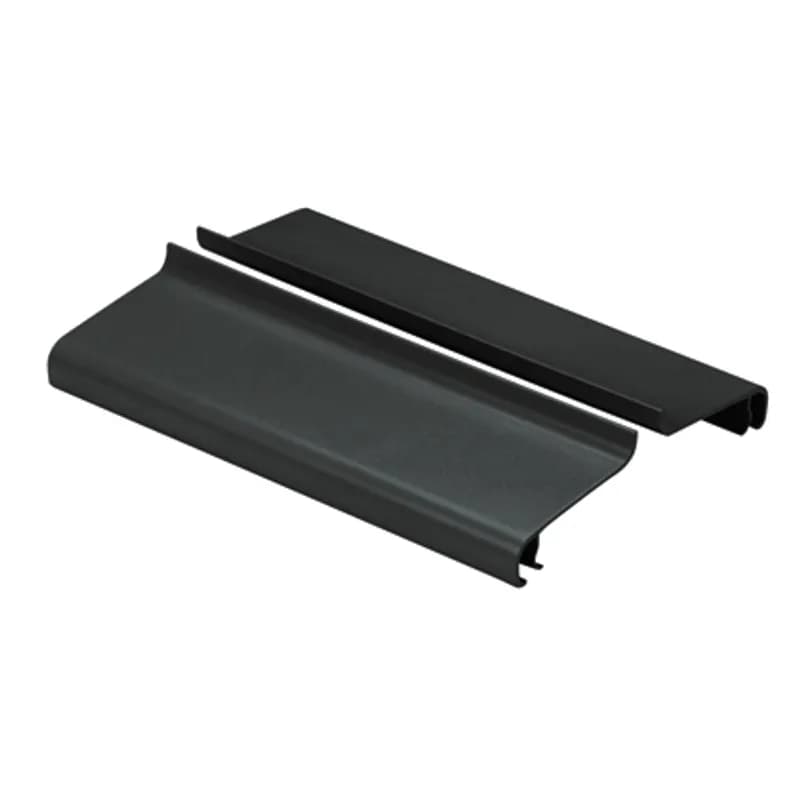 Panduit FRSHC6BL2 - Optional split hinged cover for the channel FR6X4BL2. Creates radiused 3/4 (19mm) opening for easy access to addor remove cables. Snap-on hinge feature enables positioning of cover at angles between 30° and 90°.