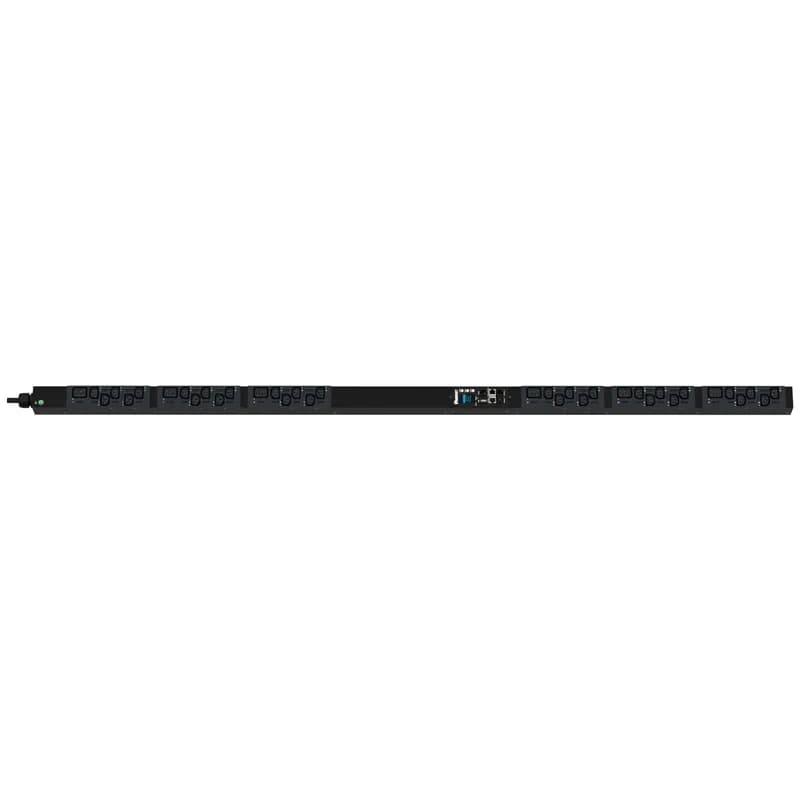 Panduit P36G15G - The Panduit™ G6 Monitored & Switched per Outlet PDU features (30) C13 and(6) C19 outlets. It is a 16 amp, 400 V, three phase PDU with an IEC 60309 3P+N+E 6h 16A (IP44) input plug and a 10 foot (3m) power cord. The PDU is black.