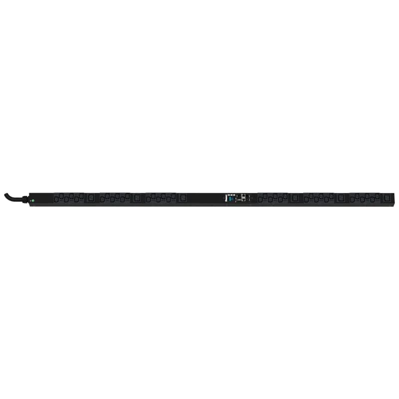 Panduit P42D42G - The Panduit™ G6 Monitored Input PDU features (36) C13 and (6) C19 outlets. It is a 16 amp, 400 V, three phase PDU with an IEC 60309 3P+N+E 6h 16A (IP44) input plug and a 10 foot (3m) power cord. The PDU is black.