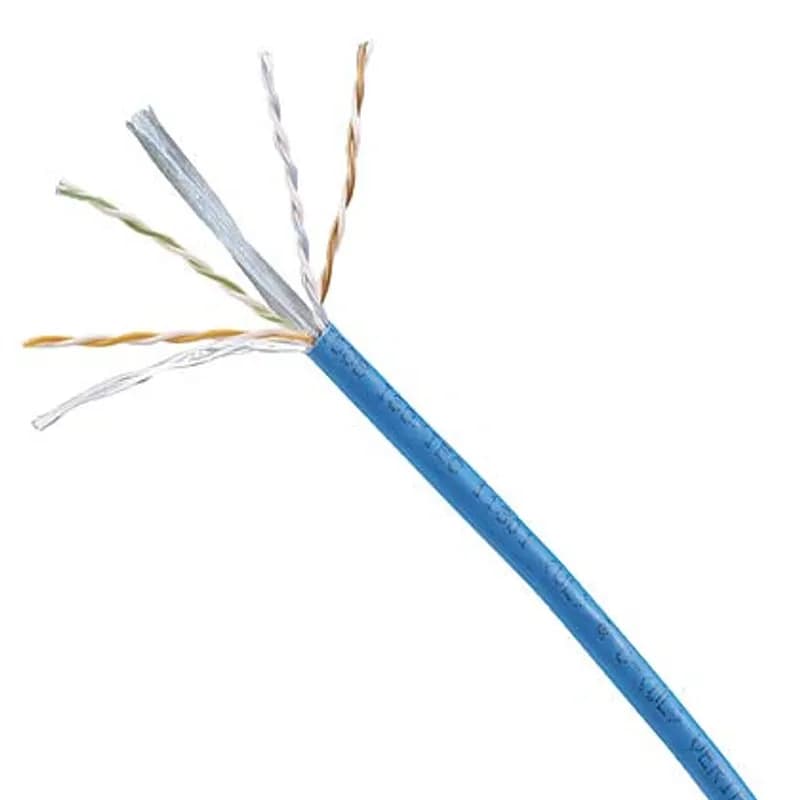 Panduit PUL6004OR-ME - Category 6 cable shall exceed IEC 61156-5 and ANSI/TIA-568.2-E Category 6 component standards. The conductors shall be 23 AWG construction with HDPE insulation. The copper conductors shall be twisted in pairs, separated by a cross divider, and all four pairs shall be covered by a LSZH jacket.