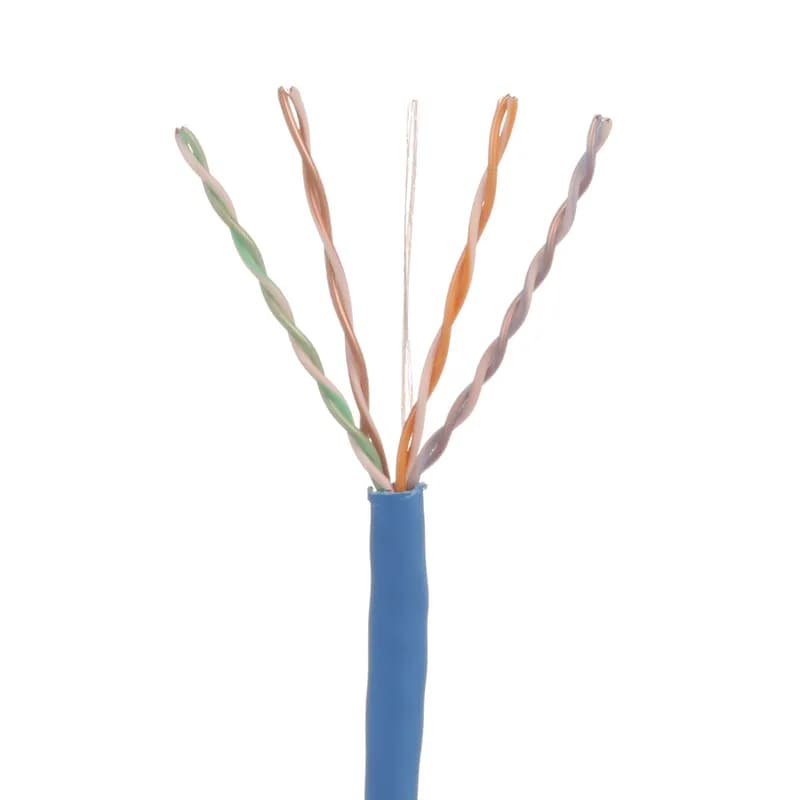 Panduit PUD6C2804BU-CE - Copper Cable, Category 6, 4-Pair, 28 AWG, U/UTP, CM/LSZH (IEC60332-1/LSZH (IEC 60332-3), Euroclass Eca, Blue, 1000 feet / 305 meters