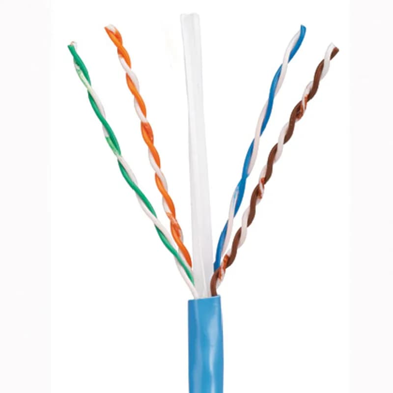 Panduit PUR6004GR-ME - Category 6 cable shall exceed IEC 61156-5 and ANSI/TIA-568.2-ECategory 6 component standards. The conductors shall be 23 AWGconstruction with HDPE insulation. The copper conductors shall betwisted in pairs, with all four pairs separated by a cross-divider andcovered by a flame-retardant PVC (CMR) jacket.