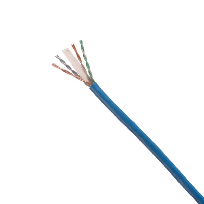 Panduit PUR6C04VL-F - The TX6™ Cat 6 U/UTP Riser copper cable is constructed of 23 AWG copper conductors with HDPE insulation. The copper conductors shall be twisted in pairs and separated by a cross divider. All four pairs shall be covered by a flame retardant PVC (CMR), Violet jacket. Packaged 1000 ft./305m in an easy payout carton.