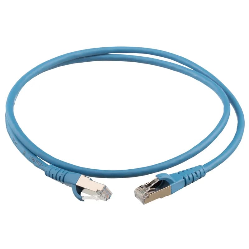 Panduit S6PC15MBU - The shielded Cat 6 Patch Cord is constructed of 26 AWG, twisted pair, stranded, LSZH cable with modular plugs. Includes integral pair manager and tangle free latch to prevent snags. The patch cord’s slender strain relief boot provides easy access in high-density applications. The patch cord is 15 meter in length and blue.