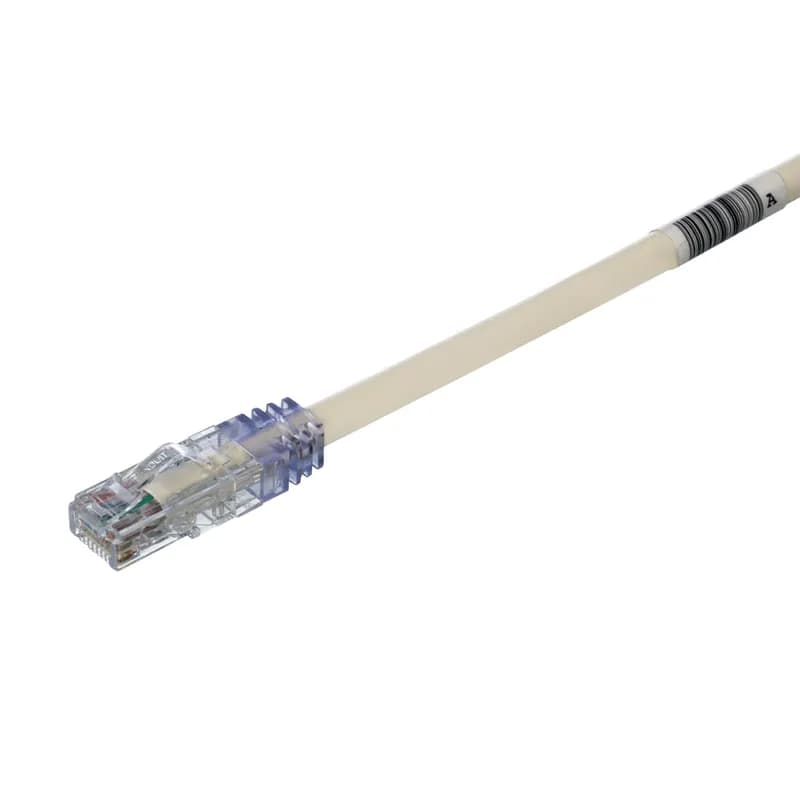 Panduit UTP6AL1M - The TX6A™ 10Gig Cat 6A UTP Patch Cord is a 1-Meter, Off-White cord constructed of 24 AWG, unshielded, twisted pair stranded, LSZH (60332-1) cable with high-performance modular plugs. Its MaTriX Tape Technology limits alien crosstalk, ensuring 10 Gb/s transmission. The tangle-free latch prevents snags and ensures a fast release, streamlining moves, adds, and changes. Enabled with RapidID, the product has pre-installed barcodes for simple port mapping using RapidID software.
