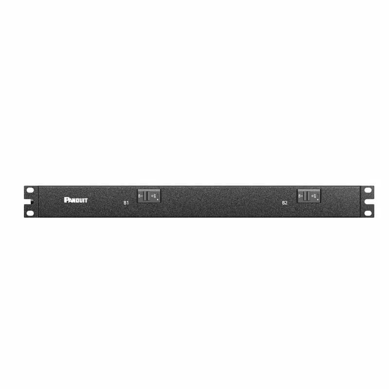 Panduit E12B47M - ES2P Basic PDU, 30 (24) AMP, (12)C13, NEMA L6-30P 3W-3M, BLACK