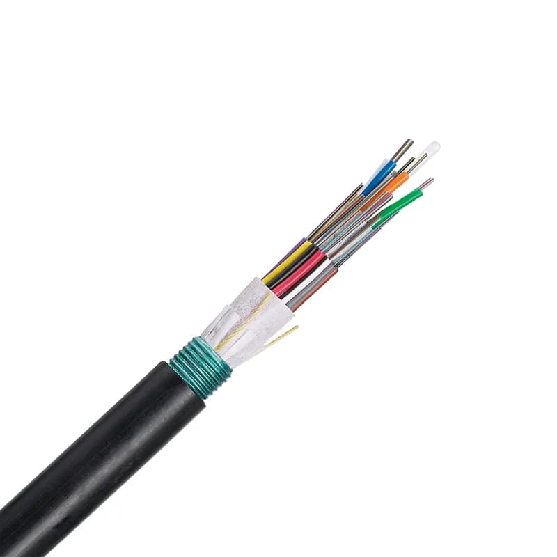 Panduit FLWNZ24 - 50um OM4 24 Fiber Outside Plant Armored (Single Armor, Single Jacket) Cable, Non-Rated, 250um Fibers