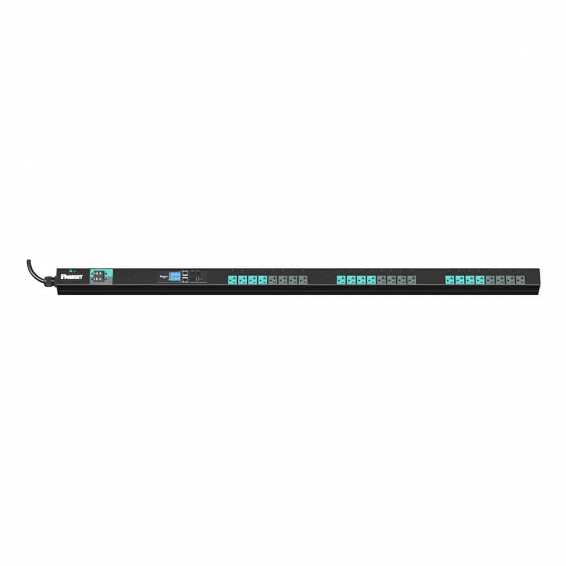Panduit E24E23L - EL2P MS PDU, 30 (24) AMP, (24)5-20R, NEMA L5-30P-3M, BLACK