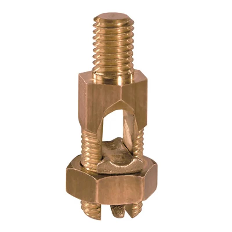 Bronze, service post connectors, 250-500 kcmil, stud length 1.75",male, one cable, type SP1.